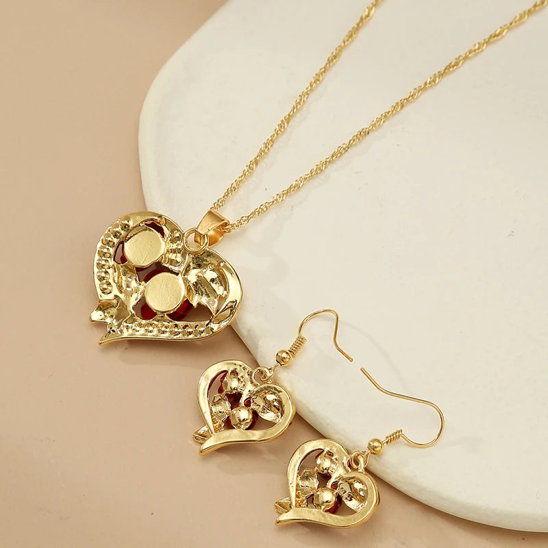 Forever Love Heart Jewelry Set