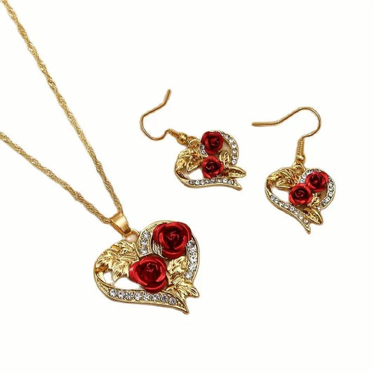 Forever Love Heart Jewelry Set